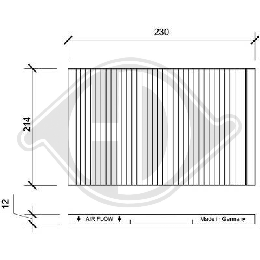 7078711 INNENRAUMFILTER FIAT Palio/Siena DCI0048