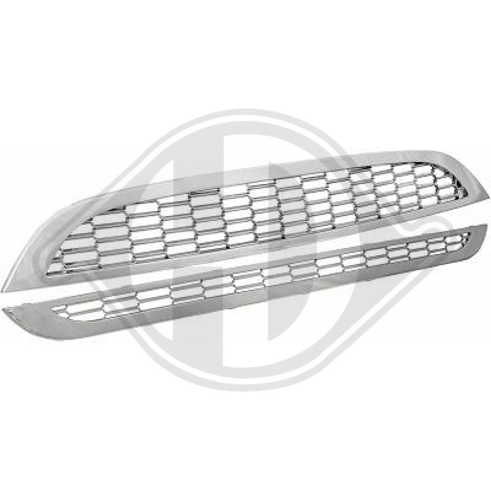 DESIGNGRILL SET MINI, 01-04 KOMPLETT CHROM 1205840