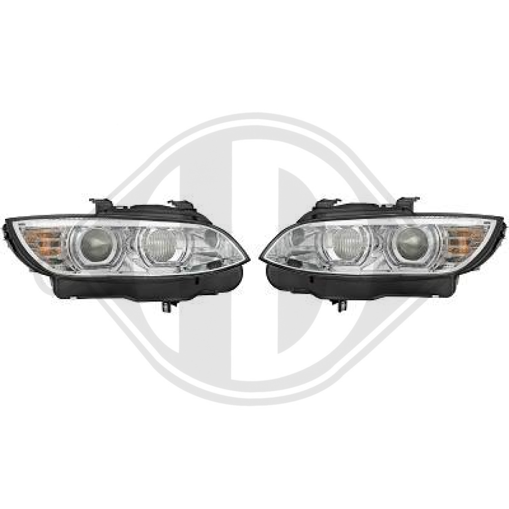 DESIGNSCHEINWERF.SET E92, 05-10 KLARGL/CHROM 1216885