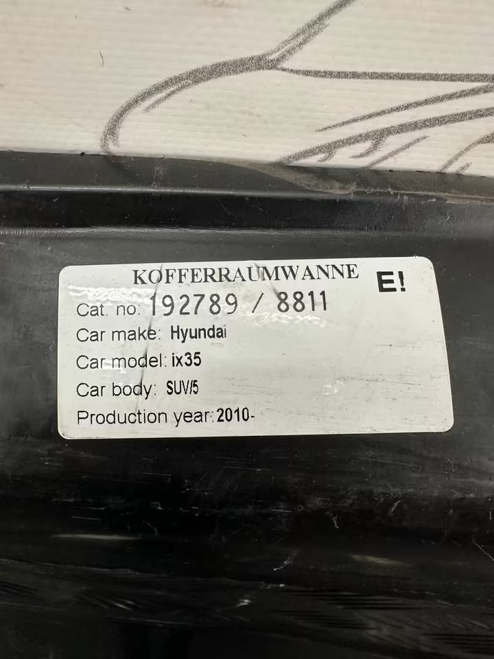 Kofferraumwanne Hyundai IX35 Modell 2010-2015Bj