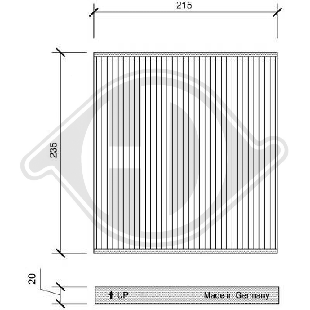 87139YZZ04 INNENRAUMFILTER LEXUS LS (UCF20) DCI0138