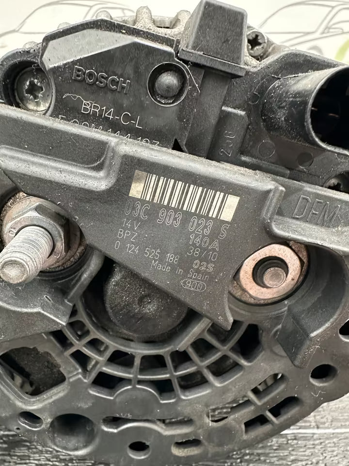 03C903023S Lichtmaschine Generator 1,4 TSI CAV Vw Audi Seat Skoda