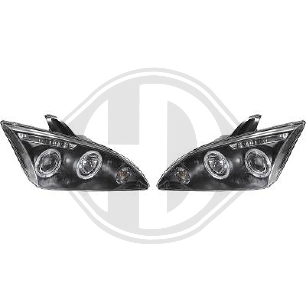 DESIGNSCHEINWF. SET FOCUS, 04-08 KLARGLAS/SCHWARZ 1416380
