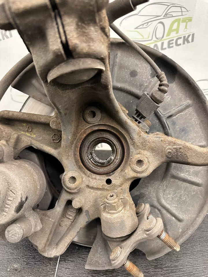 Achsschenkel Radnabe Federbein Rechts Vw Golf VI 6 5K 1,6 Benzin