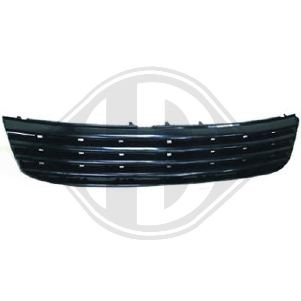 SPORTGRILL VW PASSAT, 96-00 4 RIPPEN SCHWARZ 2245140