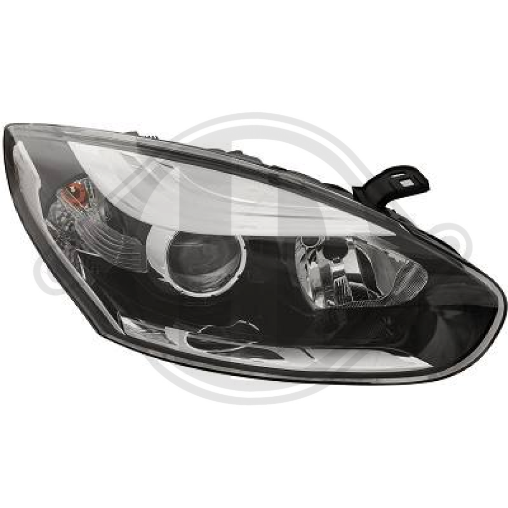 260100923R SCHEINWERFER RE. MEGANE, 14-16 SCHWARZ/CHROM; 4466980