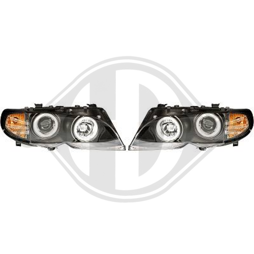 nan DESIGNSCHEINWERF.SET E46, 01-05 H7+H1+MOTOR FÜR LWR 1215586