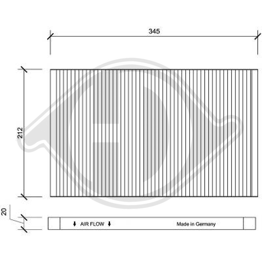 4A1820367 INNENRAUMFILTER AUDI A6 DCI0028