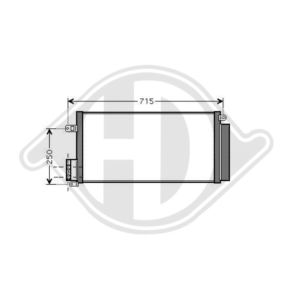 51822958 KONDENSATOR Opel Corsa D Diesel DCC1624