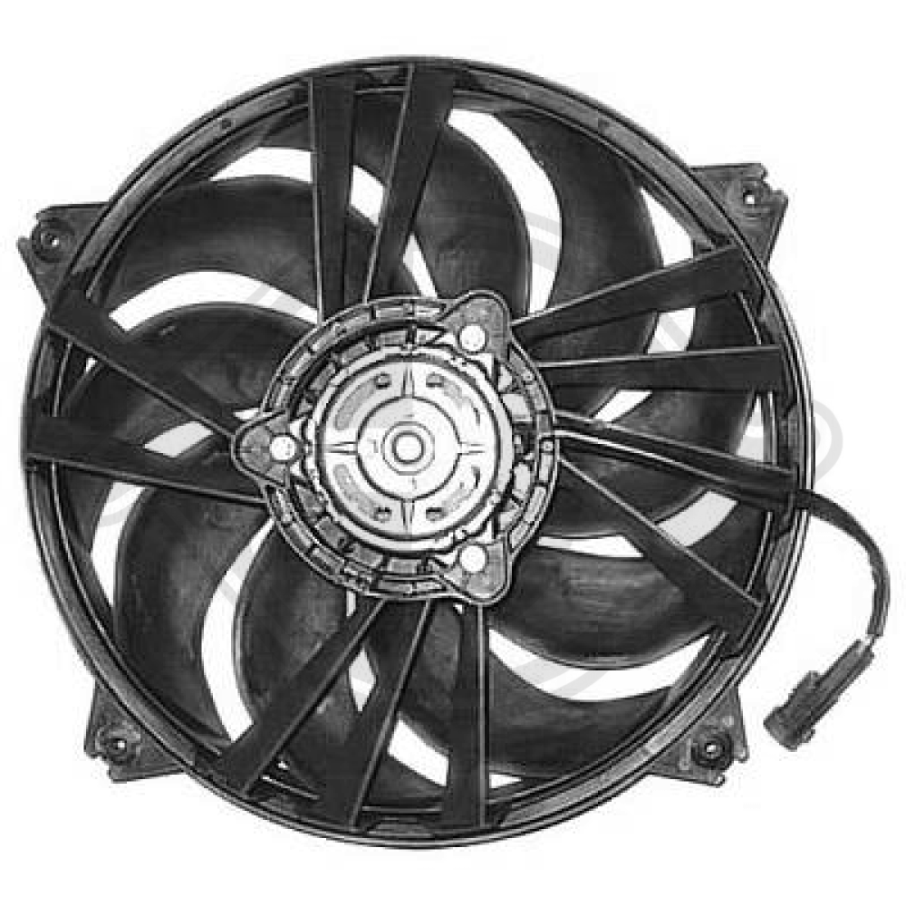 1253C0 EL.LÜFTER PEUGEOT 307, 01-05 335 mm 8423413