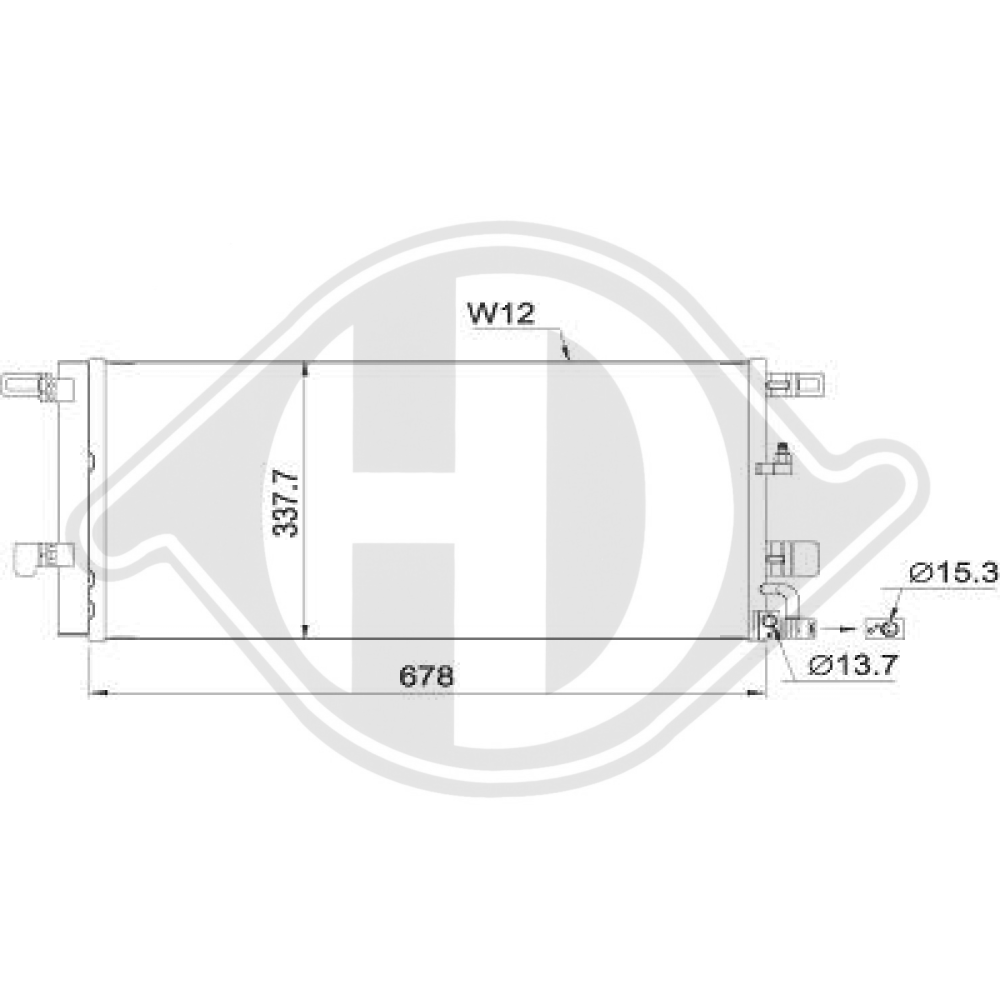 8W0 816 421 C KONDENSATOR AUDI A4 01/2016 ->> DCC1995