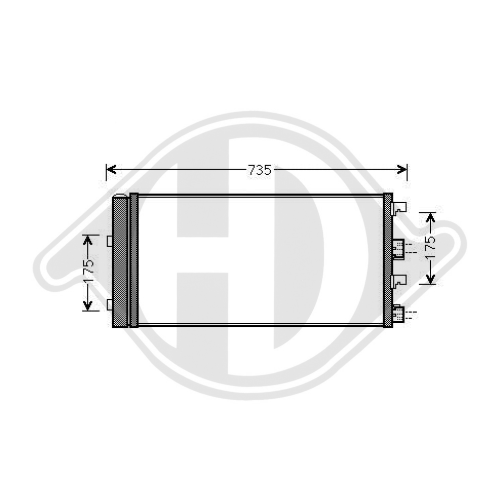 8200880551 KONDENSATOR DACIA DUSTER 04/2010 DCC1617