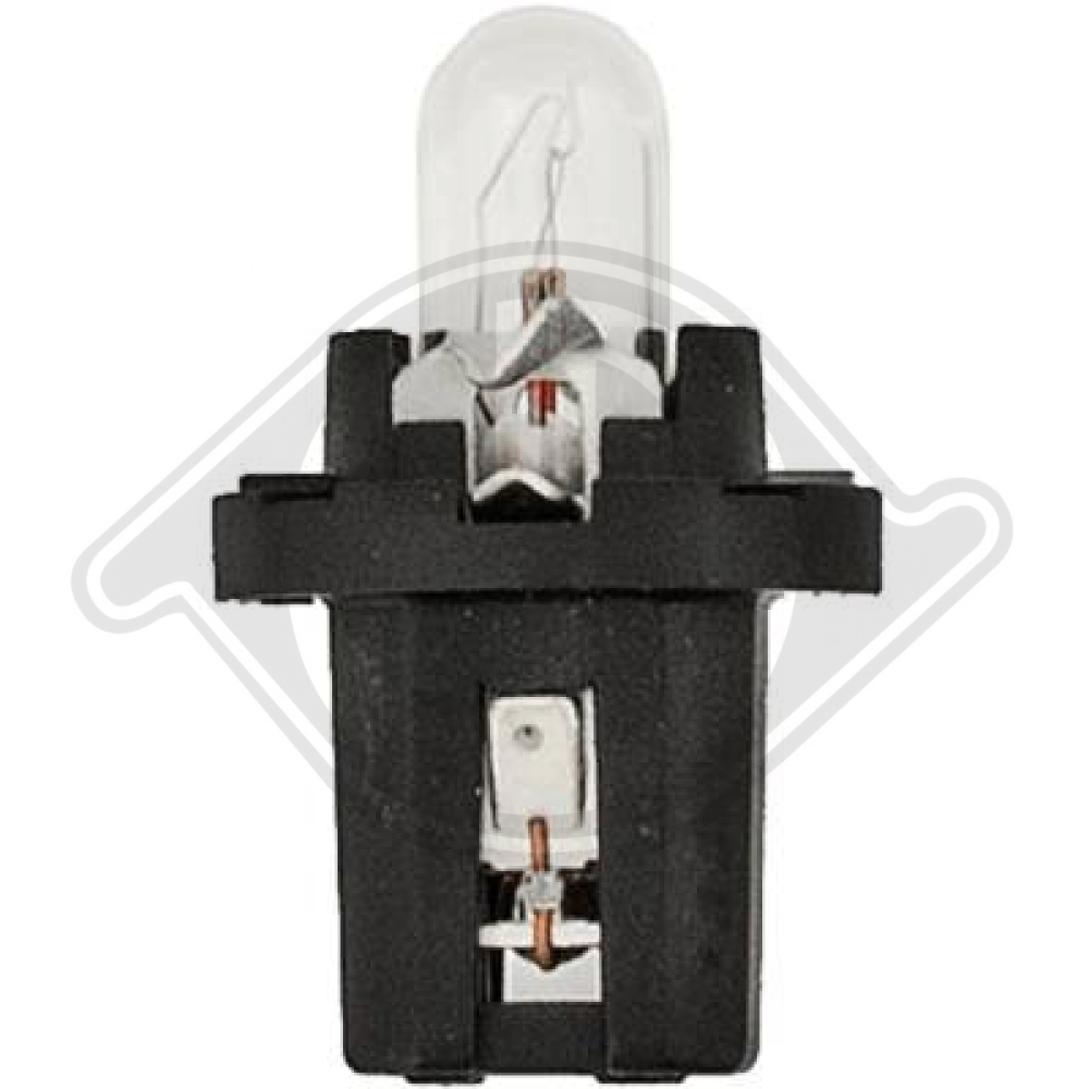 PLUG-IN WB 12V 1,2W B8,5D PLUG-IN WB SCHWARZ LID10112