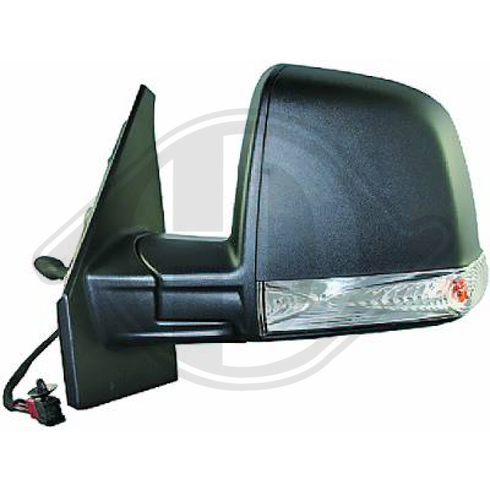 735497891 SPIEGEL LI. FIAT DOBLO, 10-15 SCHWARZ; 6-PIN 3486125
