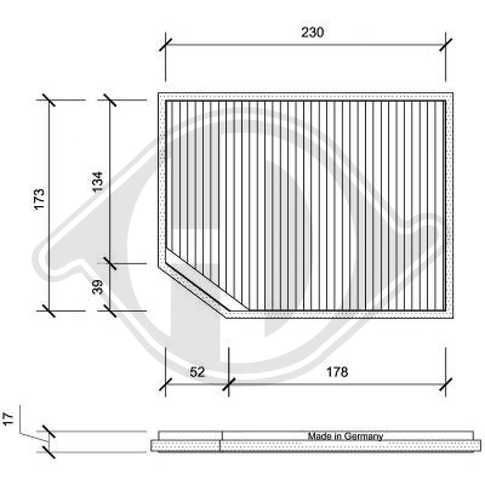 7700834816 INNENRAUMFILTER RENAULT Laguna DCI0022