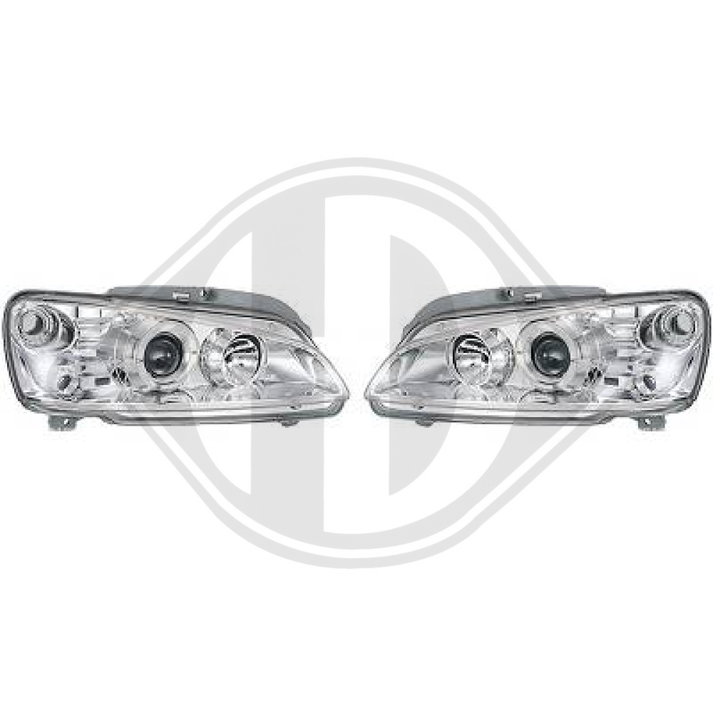 DESIGNSCHEINWFER SET 106, 96->> KLARGLAS/CHROM 4210380