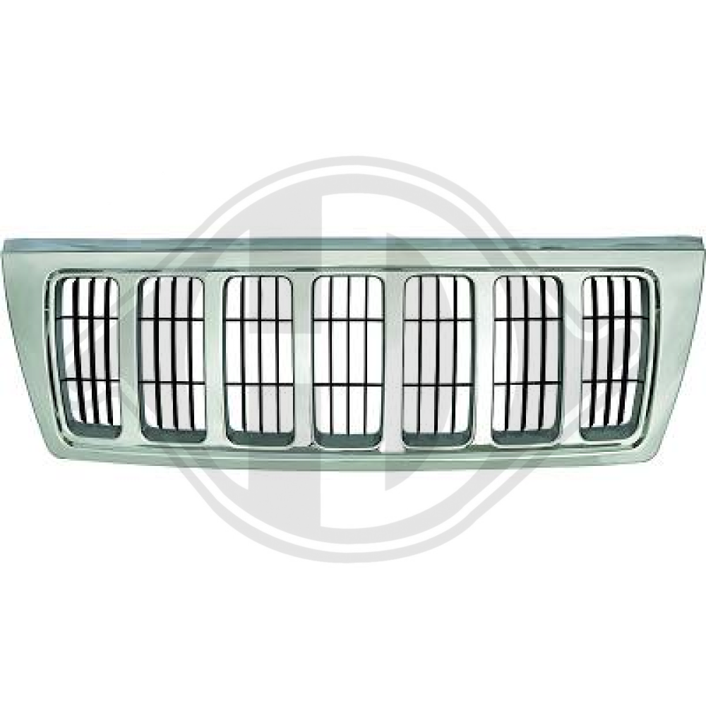 K0XB92TSTAC KÜHLERGRILL GD.CHEROKEE, für 04-05 CHROM/SCHWZ 2612240