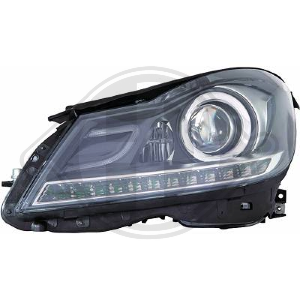 A2048203639 BI-XENONSCHEINW. RE. W204, 11-14 M.KURVENLICHT+LED 1672184