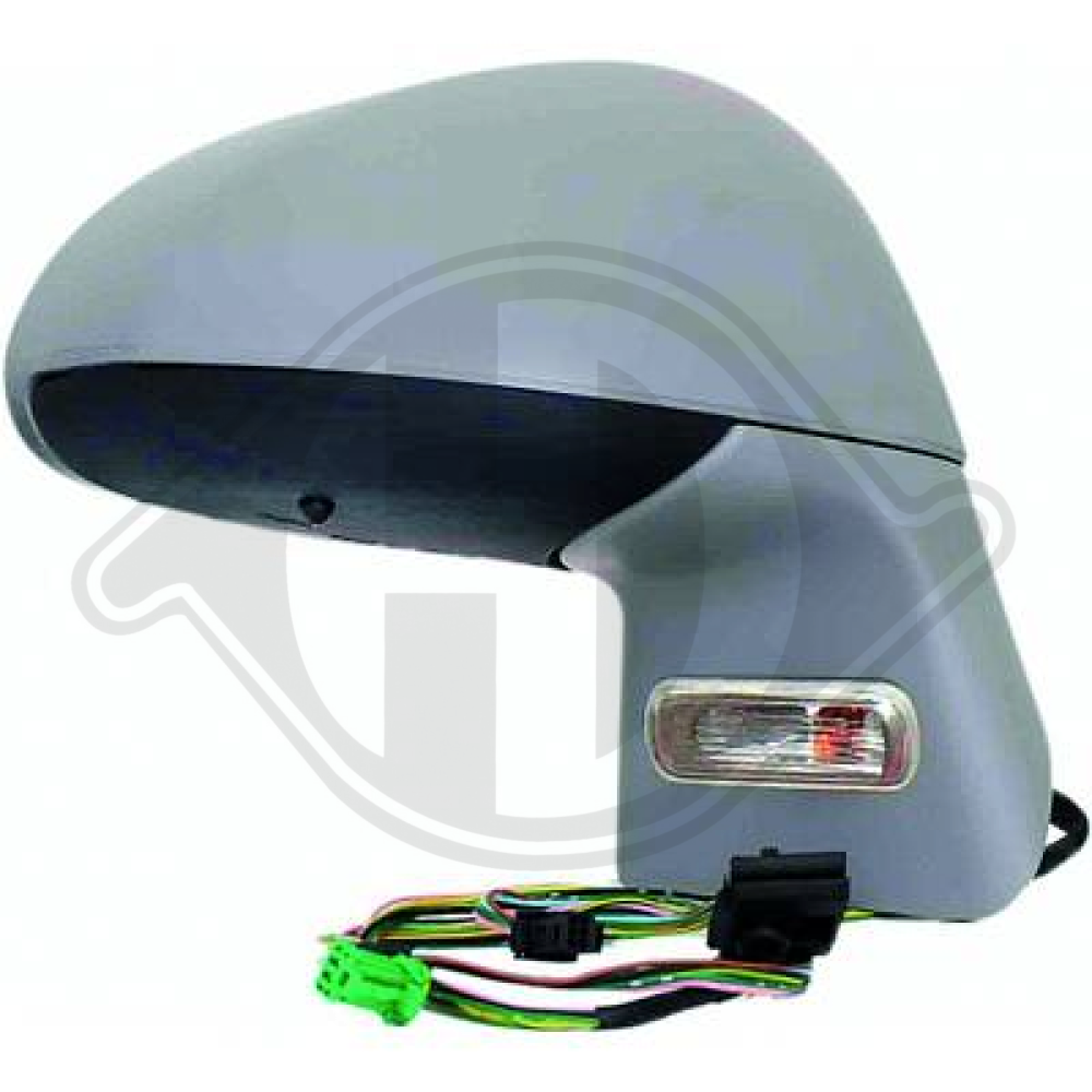8149YQ SPIEGEL RE. CITROEN C 4, 04-10 GRUND; 10-PIN 4072324