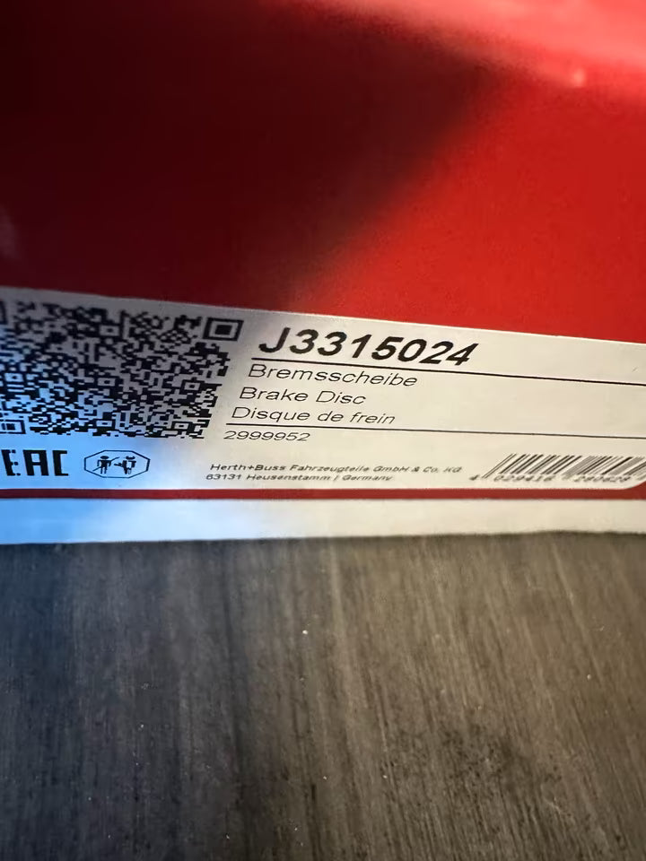 2 Stück Neue Bremsscheiben Hinten für Mitsubishi Lancer VII/VIII