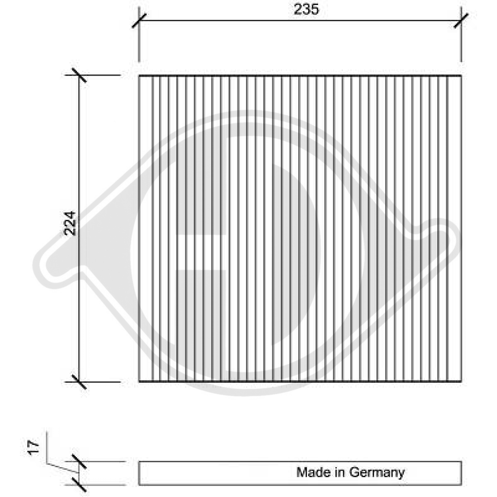 7700428820 INNENRAUMFILTER RENAULT Megane DCI0044
