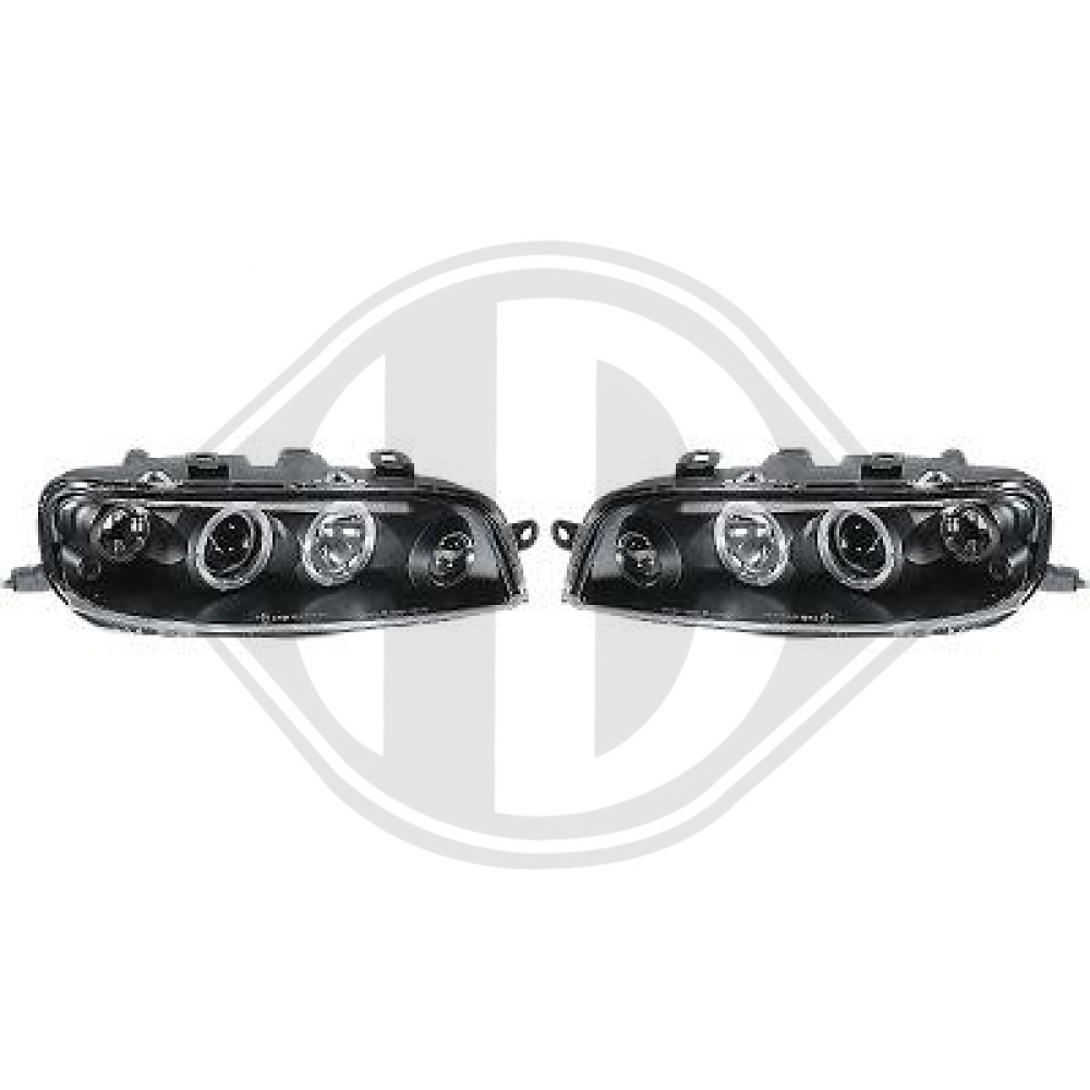 DESIGNSCHEINWF.SET PUNTO, 99-03 KLARGLAS/SCHWARZ 3453580