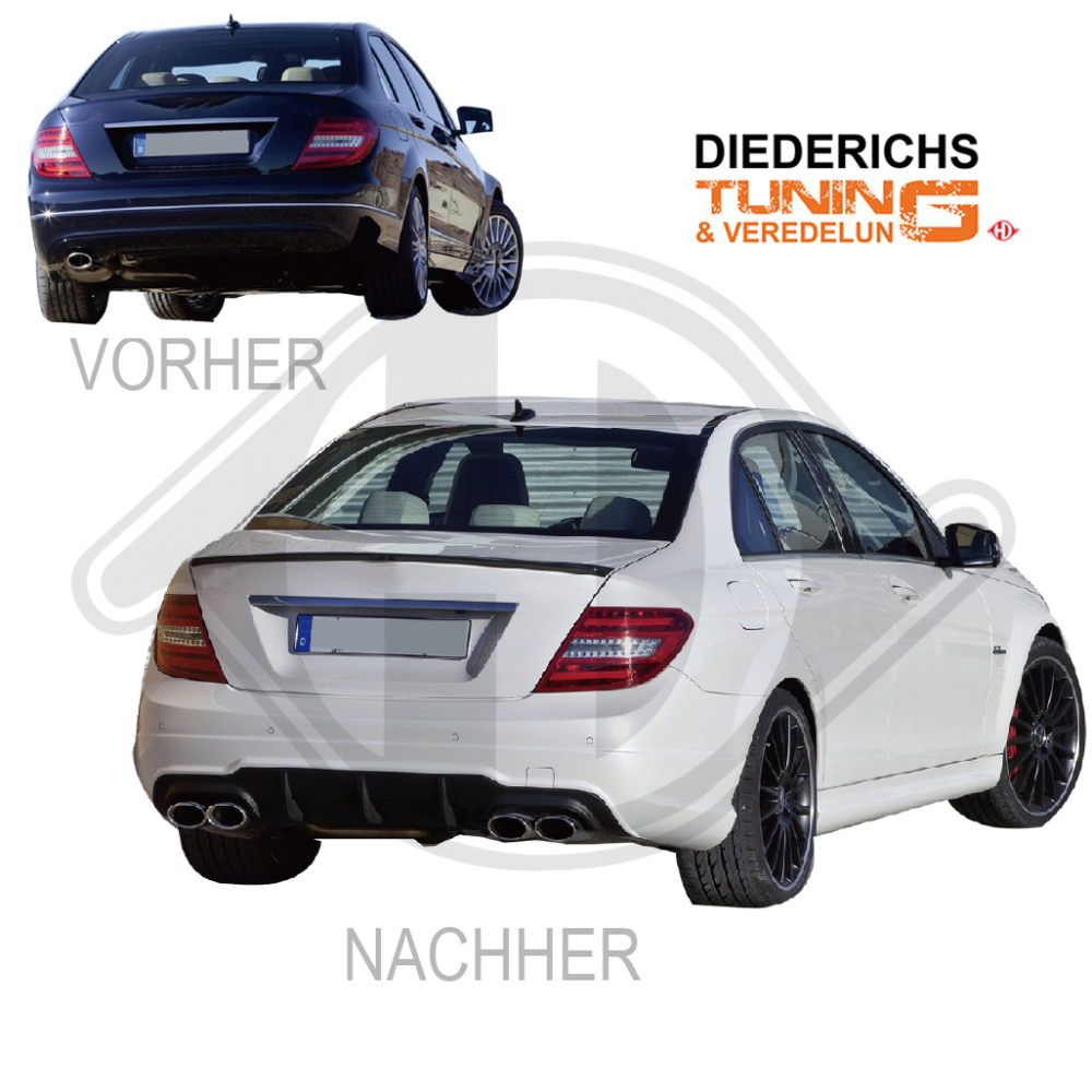 STOßSTANGE HINTEN DB W204, 07-14 LACKIERFÄHIG 1672955