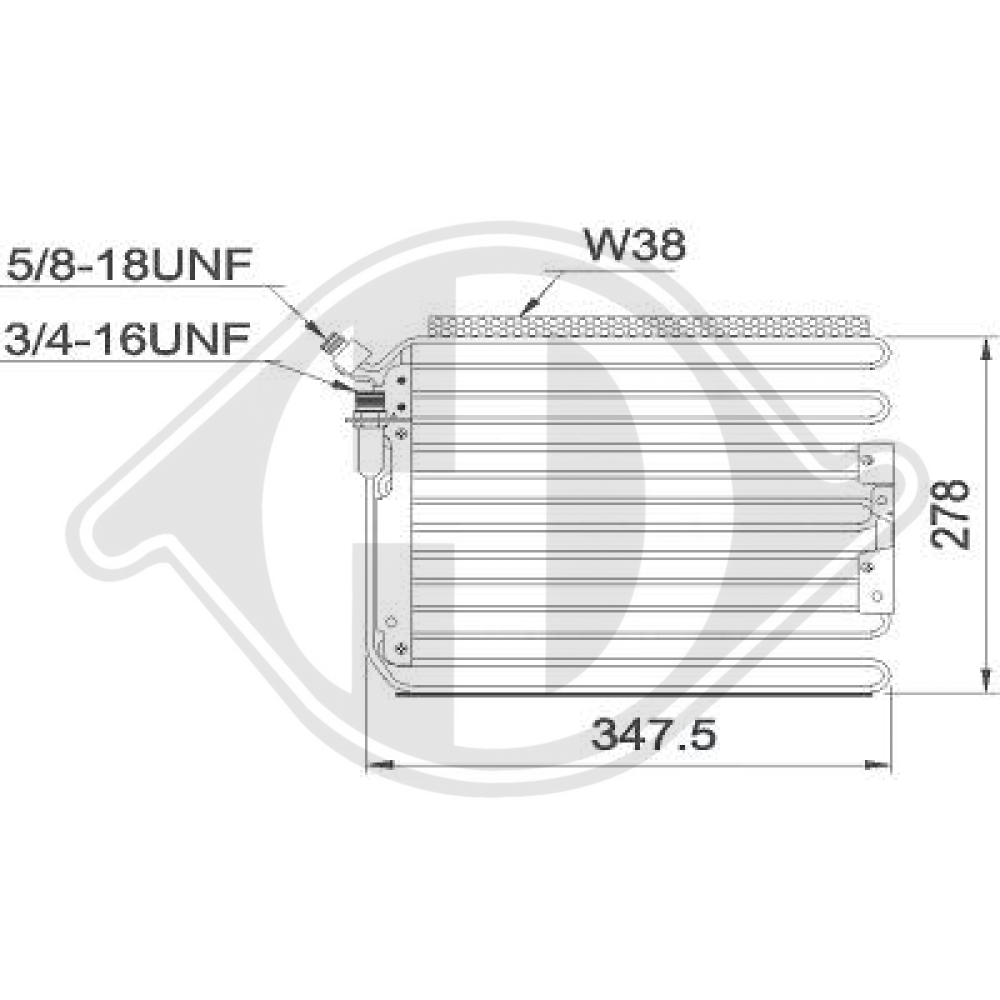 96457301102 KONDENSATOR PORSCHE 911 DCC1997
