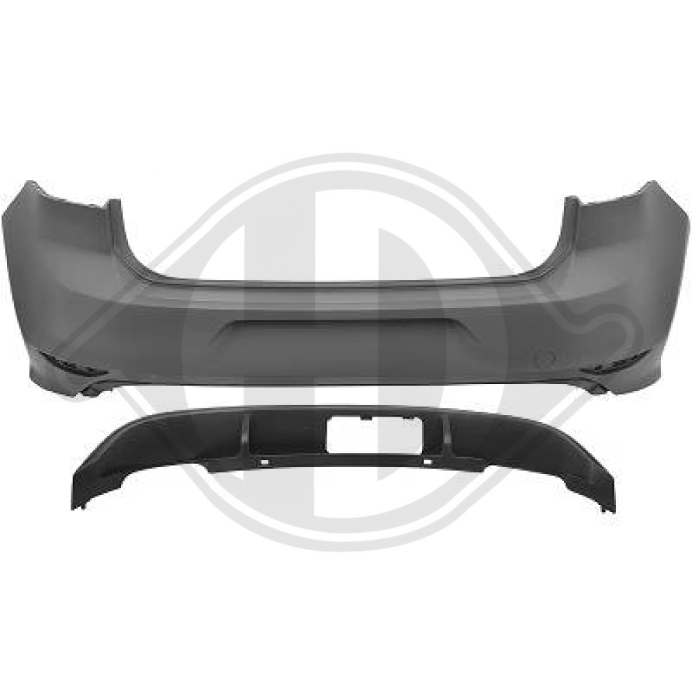STOßSTANGE HINTEN GOLF 7, 12-17 R20-OPTIK, 2216455