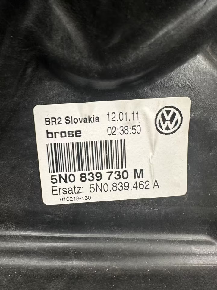 5N0839729M Fensterheber Original Hinten Rechts Vw Tiguan 5N
