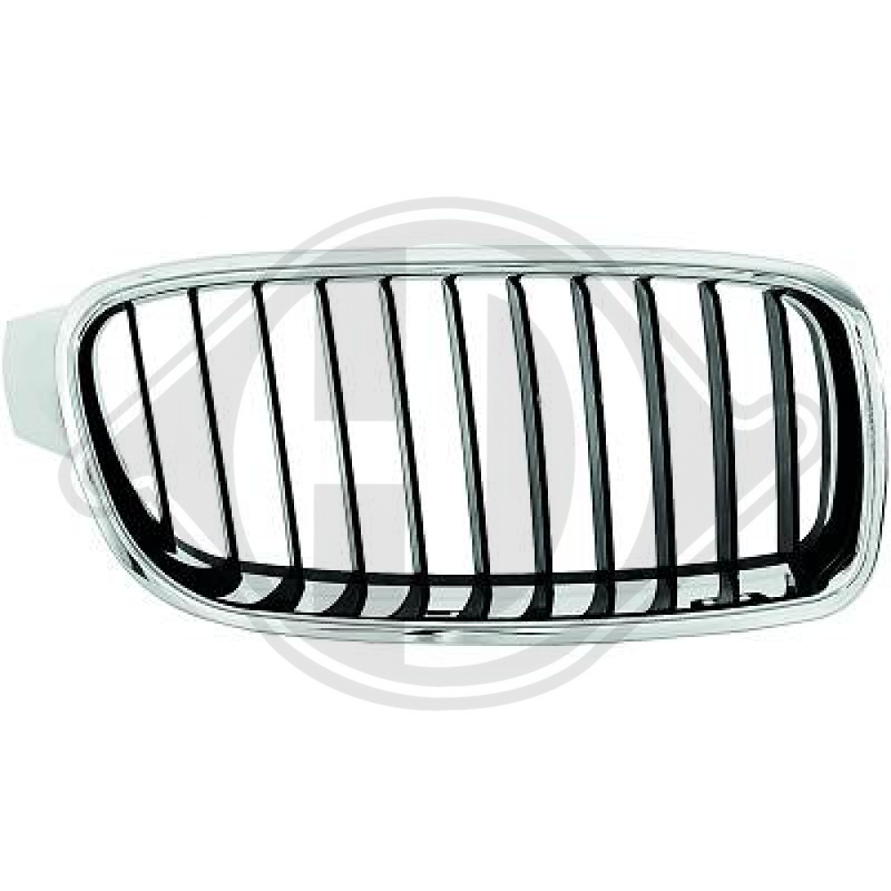 51137255412 GRILL RECHTS F30/F31, für 11-19 CHROM-SCHWARZ, 1217040