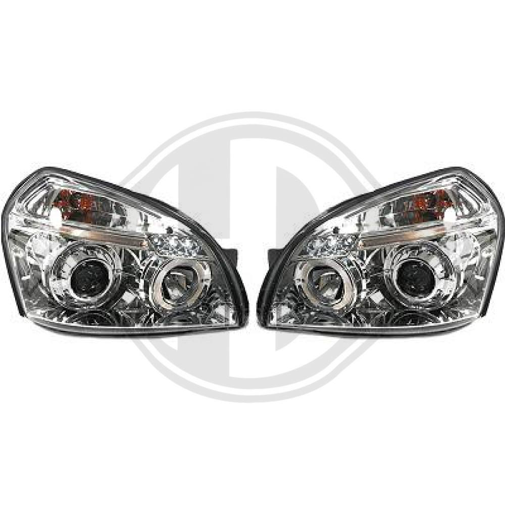 DESIGNSCHEINWF.SET TUCSON, 04->> KLARGLAS/CHROM 6860280