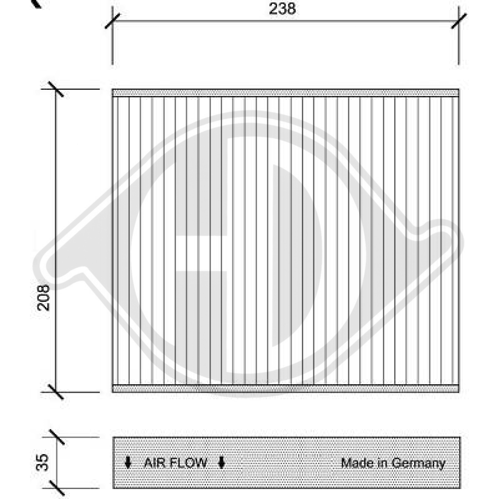 1253200 INNENRAUMFILTER FORD C-Max/Galaxy DCI1103