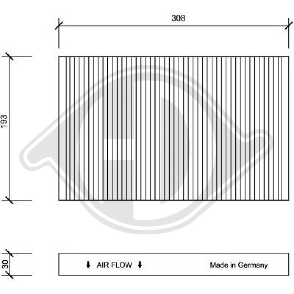 4B0819439 INNENRAUMFILTER AUDI A6/Allround DCI1029