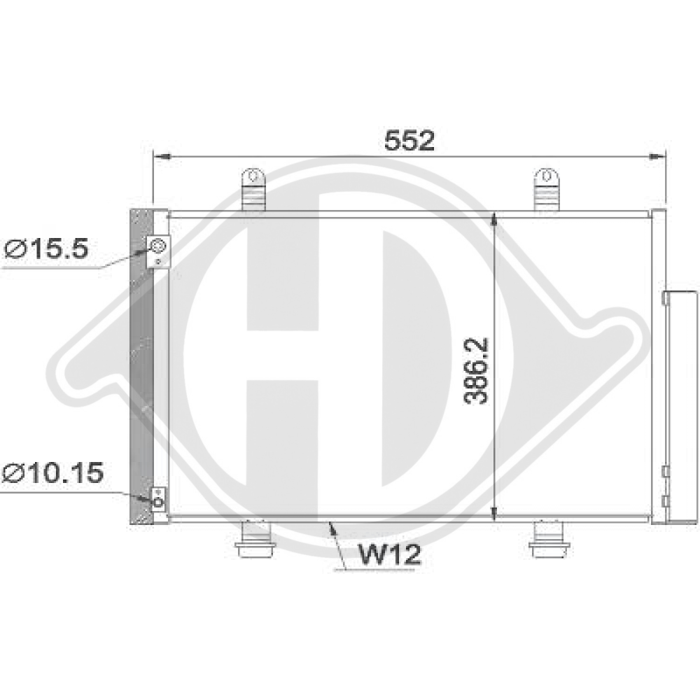 9531068L00 KONDENSATOR SUZUKI SWIFT 10/2010 DCC1795