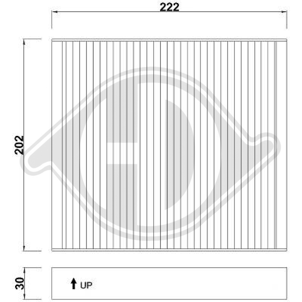 87139-30100 INNENRAUMFILTER LEXUS GS/IS/RC DCI1064