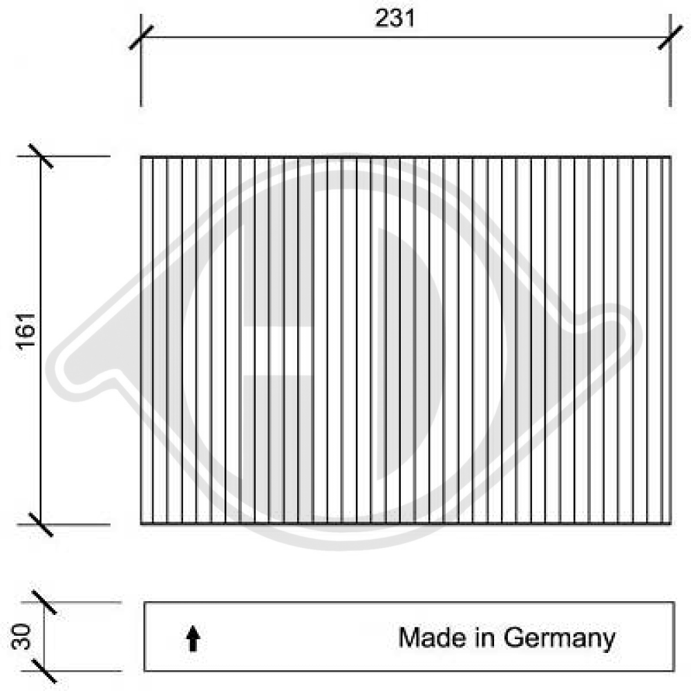 77 11 228 912 INNENRAUMFILTER DACIA Logan 09.04->> DCI1043