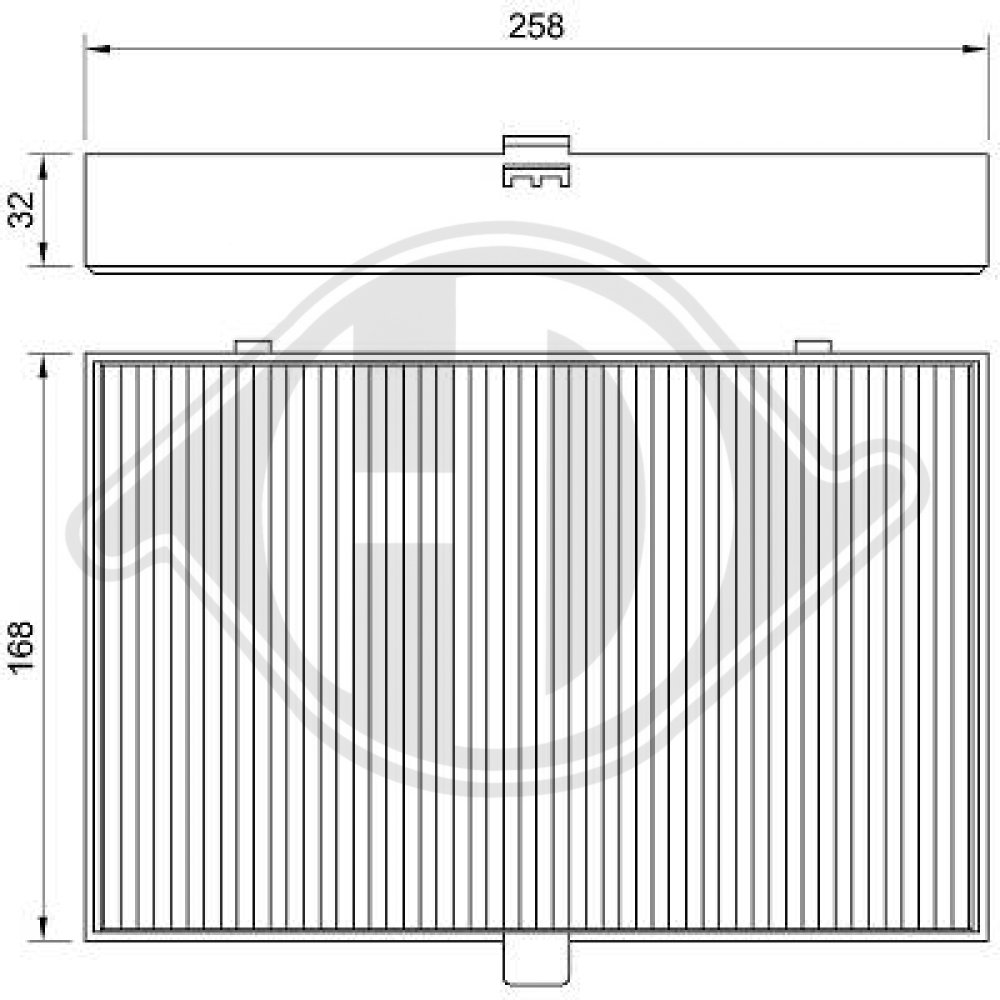 1343232 INNENRAUMFILTER VOLVO 850/S70/S90/V70/V90 DCI0030