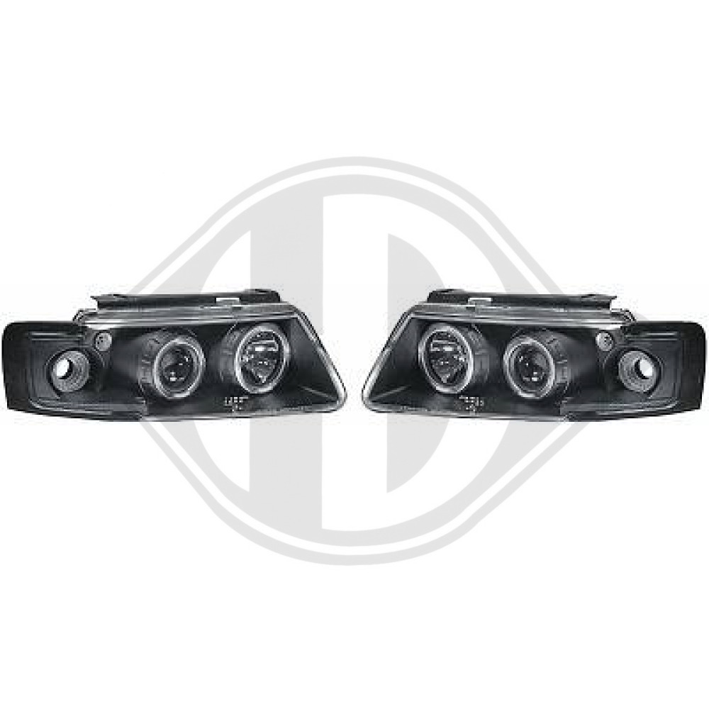 DESIGNSCHEINWF.SET PASSAT, 96-00 KLARGLAS/SCHWARZ 2245480