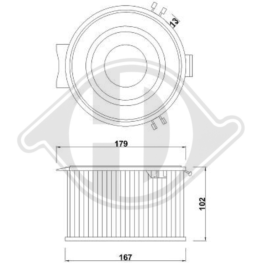 7D0819989 INNENRAUMFILTER VW Transporter DCI0036