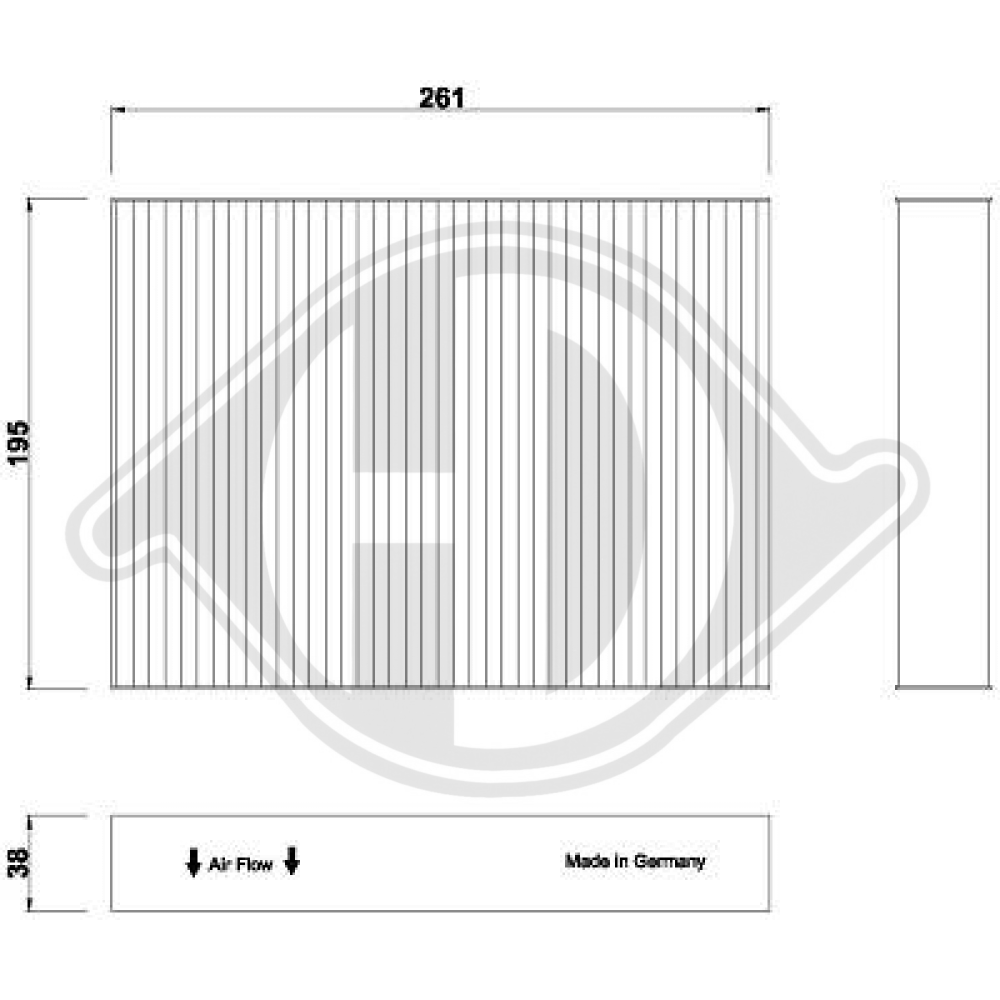 272778859R INNENRAUMFILTER NISSAN Trafic 05.2014->> DCI1267