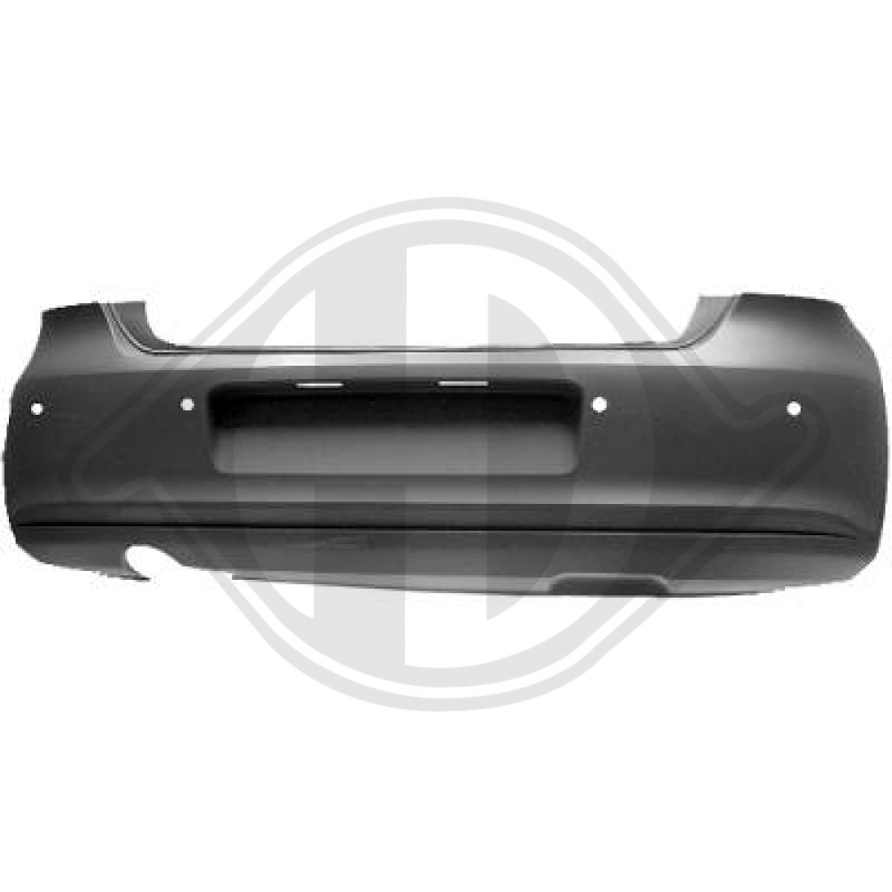 6R0919491D STOßSTANGE HINTEN POLO, 09-14 +PDC+AUSPUFFAUSS. 2206058