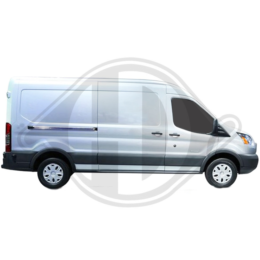 BK31V20780AGS5YZ9 TÜRLEISTE VO.RE. TRANSIT, 2019-> OHNE LOCH F.LEUCHTE 1457232