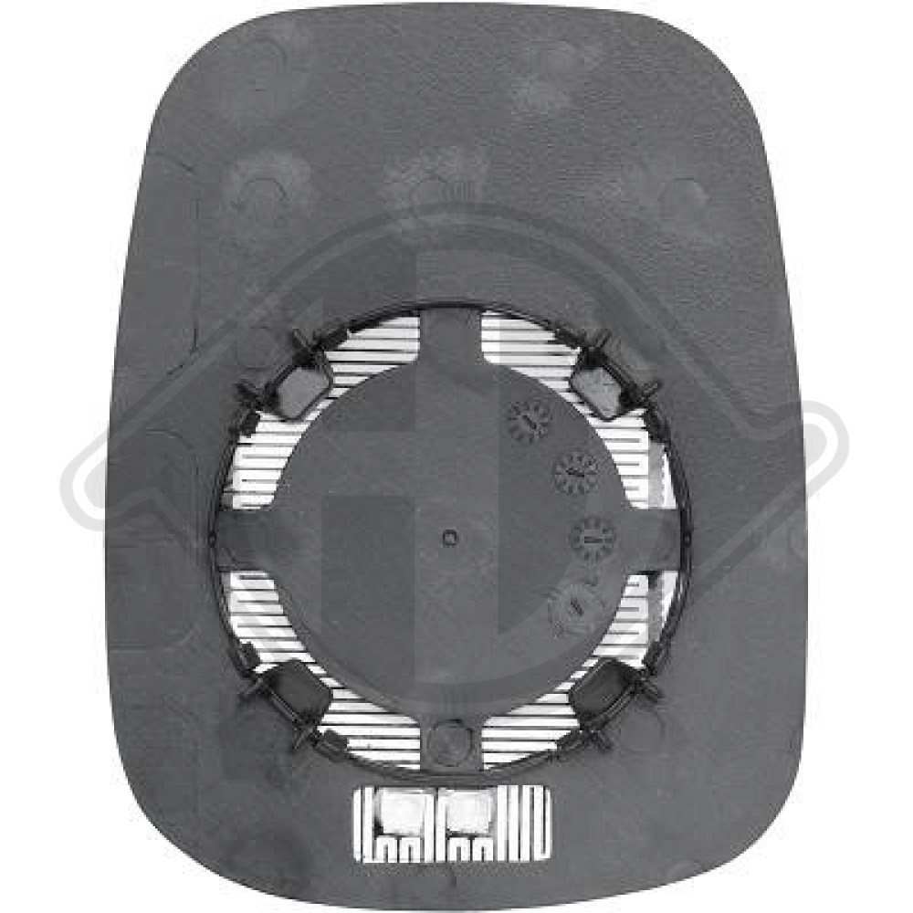 9636600QAN SP.GLAS R/L KUBIST;KANGOO, 01-09 BEIDSEITIG 4413628