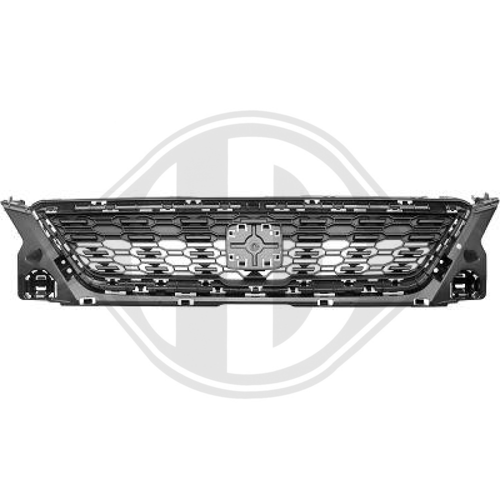 6F0853654 KÜHLERGRILL SEAT IBIZA, für 17-21 NICHT CUPRA/"FR", 7428040
