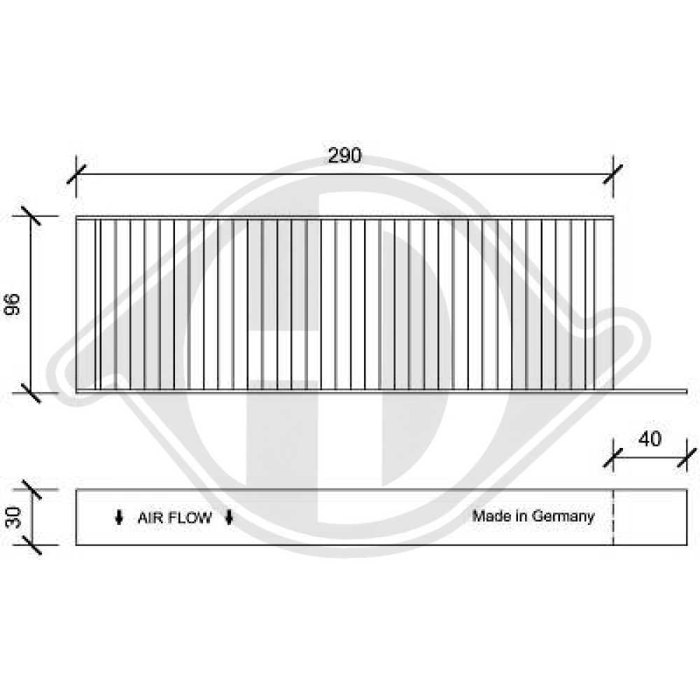 6447XF INNENRAUMFILTER CITROEN Berlingo/C4 DCI0158S