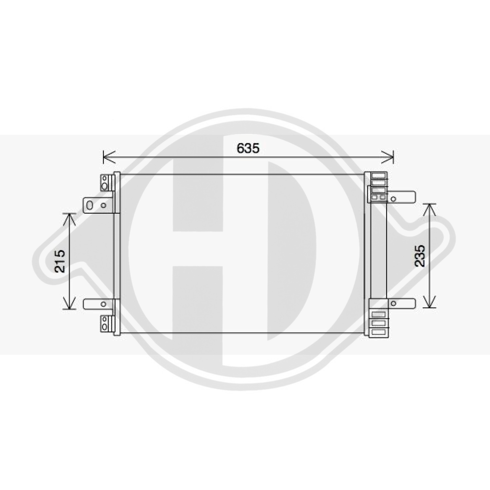 9673629780 KONDENSATOR CITROEN C4 2014->> DCC2002