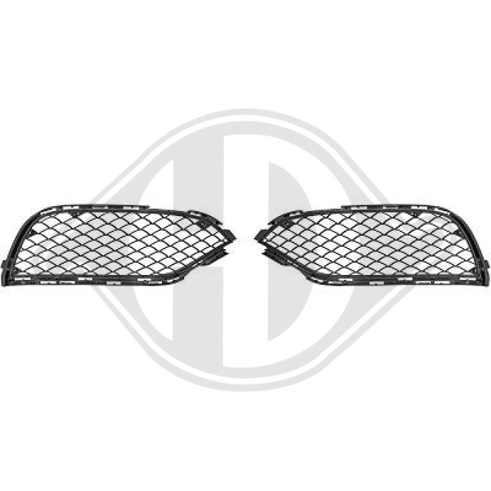 GRILL SET LI+RE W205; 14-18 ZUB00327