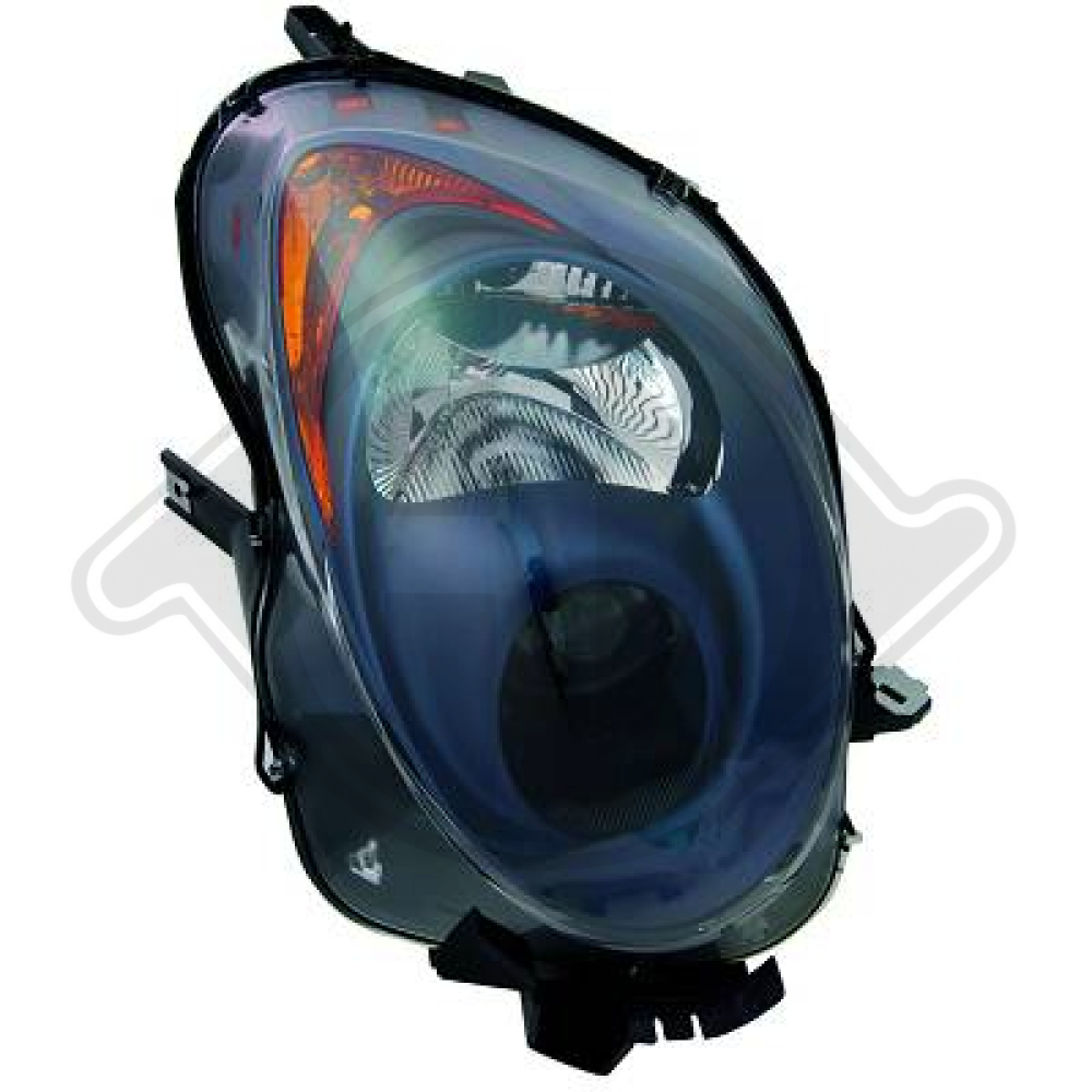 50518343 SCHEINWERFER RE.ALFA MITO, 08->> SCHWARZ 3005082