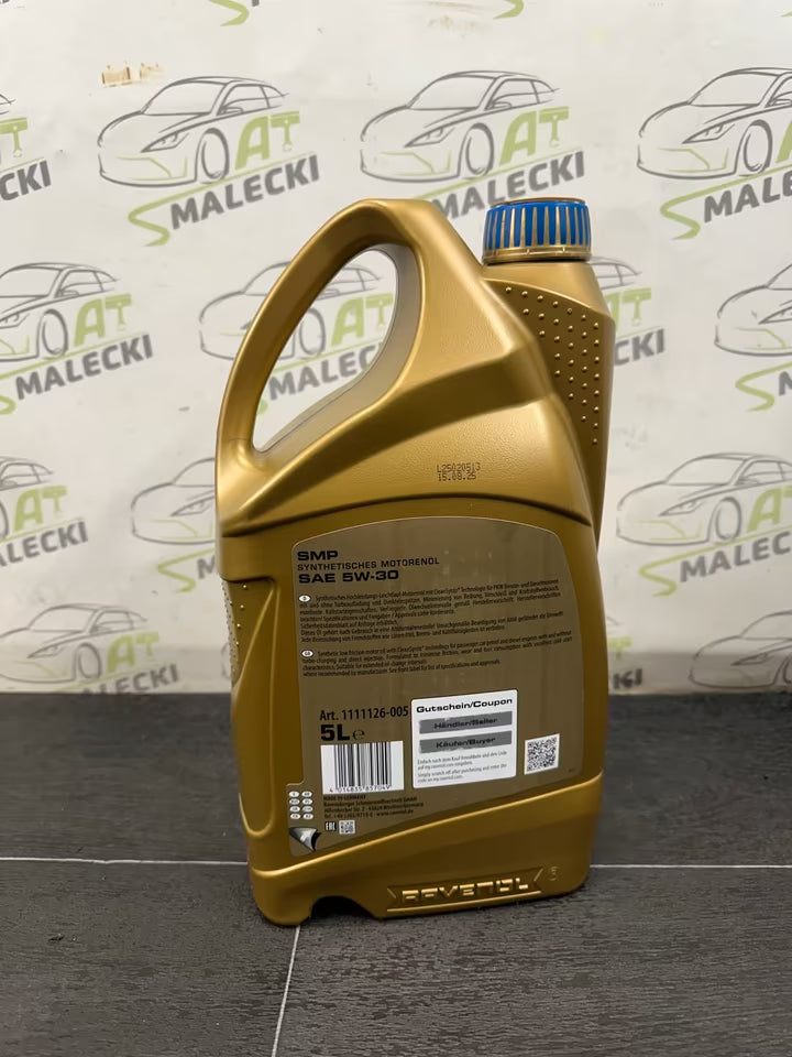 5 Liter Ravenol SMP 5W-30 Synthetic Motoröl BMW Mercedes Vw